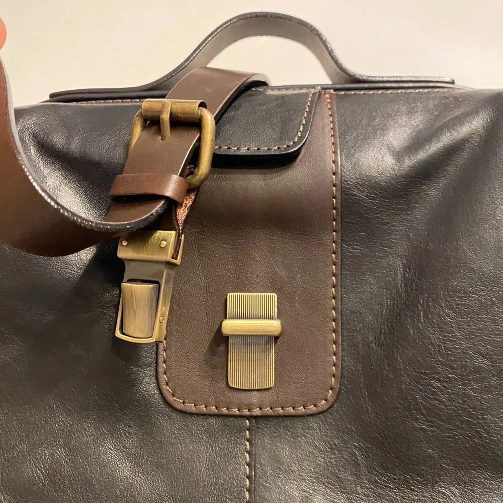 NWT Chiarugi Italy Italian Handmade Leather Men's Unisex Travel Backpack Bag‎